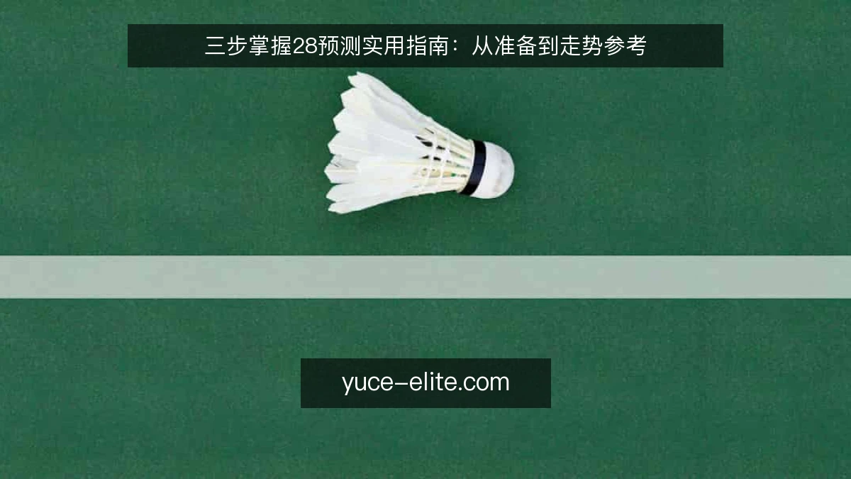 三步掌握28预测实用指南：从准备到走势参考